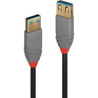 USB 3.2 Gen 1 Verlängerungskabel Anthra Line, USB-A Stecker > USB-A Buchse