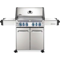 Napoleon Gasgrill Prestige 500 Edelstahl silber, mit SIZZLE ZONE und Heckbrenner, Modell 2025