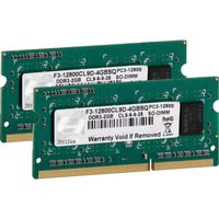 SO-DIMM 4 GB DDR3-1600 (2x 2 GB) Dual-Kit, Arbeitsspeicher