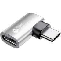 USB 4.0 Gen.3x2 Winkeladapter USB-C Stecker an USB-C Buchse