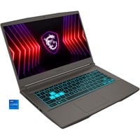 MSI Thin 15 B13VF-2872, Gaming-Notebook grau, Intel® Core™ i7-13620H, NVIDIA GeForce RTX 4060, 16 GB DDR4, 512 GB (512 GB SSD), ohne Betriebssystem