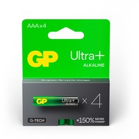 GP Ultra Plus Alkaline Batterie AAA Micro Longlife, LR03, 1,5Volt