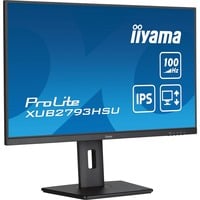 iiyama ProLite XUB2793HSU-B7, LED-Monitor 68.6 cm (27 Zoll), schwarz (matt), FullHD, IPS, ergonomischer Standfuß, USB-Hub, 100Hz Panel