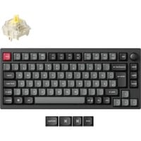 Keychron Lemokey P1 Pro, Gaming-Tastatur schwarz/grau, DE-Layout, Keychron Super Banana, Hot-Swap, Aluminiumrahmen, RGB