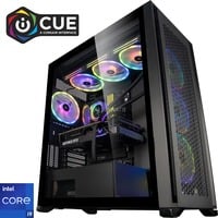 ALTERNATE Gaming-PC iCUE Edition • RTX 4090 • Intel® Core™ i9-14900K • 64 GB RAM schwarz/transparent, Windows 11 Pro 64-Bit