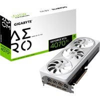 GIGABYTE GeForce RTX 4070 Ti AERO OC V2, Grafikkarte DLSS 3, 3x DisplayPort, 1x HDMI 2.1