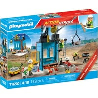 71650 Action Heroes Baustelle, Konstruktionsspielzeug