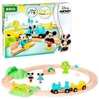 7312350322774 - BRIO World 32277 Micky Maus Eisenbahn-Set - Ergänzung der BRIO Holzeisenbahn - Empfohlen ab 3 Jahren