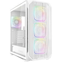 Sharkoon AK5M RGB , Tower-Gehäuse weiß, Tempered Glass