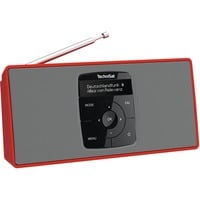 4019588339118 - TechniSat DIGITRADIO 2 S Taschenradio DAB+ UKW Bluetooth® Weckfunktion wiederaufladbar Rot Silber