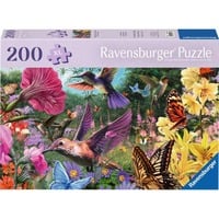 Ravensburger Feel Well & Puzzle - Kolibris und Schmetterlinge 200 Teile