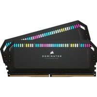 Corsair DIMM 32 GB DDR5-5600 (2x 16 GB) Dual-Kit, Arbeitsspeicher schwarz, CMT32GX5M2X5600C36, Dominator Platinum RGB, INTEL XMP