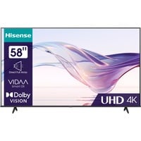 Hisense 58A6K, LED-Fernseher 147 cm (58 Zoll), schwarz, UltraHD/4K, Triple Tuner, HDR