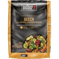 Weber Holzpellets Buche, 8kg, Brennstoff für Smoker und Pelletgrills