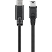 USB 2.0 Kabel, USB-C Stecker > Mini-USB Stecker, Adapter