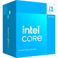 Intel Core i3-14100F, Prozessor Boxed-Version Kerne: 4 Kerne Sockel: 1700 L3 Cache: 12 MB