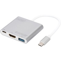 USB 3.2 Gen 1 Multiport-Hub, USB-C Stecker > USB-A + USB-C + HDMI-Buchse, USB-Hub