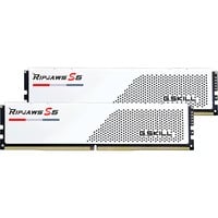 G.Skill DIMM 32 GB DDR5-6400 (2x 16 GB) Dual-Kit, Arbeitsspeicher weiß, F5-6400J3648F16GX2-RS5W, Ripjaws S5, INTEL XMP