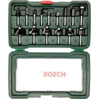 3165140415866 - 15-teiliges HM-Fräser-Set (1 4 mm Schaft) - Bosch