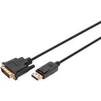 Adapterkabel DisplayPort > DVI-D, Interlock
