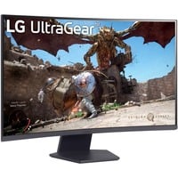 LG UltraGear 32GS60QX-B, Gaming-Monitor 80 cm (31.5 Zoll), schwarz, WQHD, VA, Curved, AMD Free-Sync, 180Hz Panel