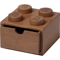 LEGO 2x2 Holz Schreibtischschublade, Aufbewahrungsbox
