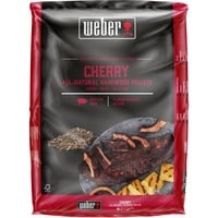 Weber Holzpellets Kirsche, 8kg, Brennstoff für Smoker und Pelletgrills