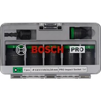 Bosch PRO Impact Steckschlüsseleinsatz-Set 1/2", 7-teilig schwarz, Standard