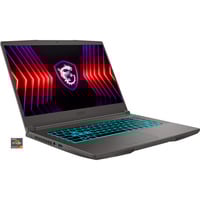 MSI Thin A15 B7VF-410, Gaming-Notebook grau, AMD Ryzen 7 7735HS, NVIDIA GeForce RTX 4060, 16 GB DDR5, 512 GB (512 GB SSD), Windows 11 Home