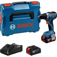 Bosch Akku-Bohrschrauber GSR 18V-65 Professional, 18Volt blau, 2x Li-Ion Akku 5,0Ah, in L-BOXX