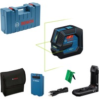 Bosch Linienlaser GLL 20-22 G Professional blau/schwarz, Li-Ion-Akku 3,0Ah, grüne Laserlinien, inkl. Universalhalter LB 10, Koffer