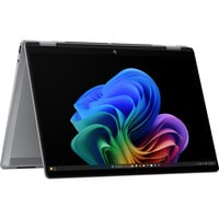 HP OmniBook X Flip 14-fk0076ng, Notebook silber, AMD Ryzen AI 7 350, AMD Radeon 860M, 16 GB LPDDR5X, 1 TB (1 TB SSD), Windows 11 Home