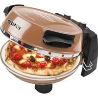 G3 Ferrari Pizzaofen Napoletana kupfer, 1.200 Watt, für Pizza Ø 31cm, 2 Steine