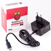 Raspberry Pi Foundation Offizielle Black Raspberry Pi 5.1V/3A PSU, Netzteil schwarz