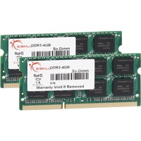 SO-DIMM 8 GB DDR3-1066 (2x 4 GB) Dual-Kit, Arbeitsspeicher
