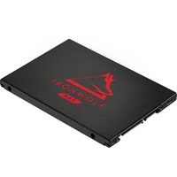 IronWolf 125 SSD 250 GB schwarz, SATA 6 Gb/s, 2,5″ Kapazität: 250 GB Datentransferrate: Lesen: 560 MB/s, Schreiben: 540 MB/s IOPS: Lesen: 95.000, Schreiben: 90.000