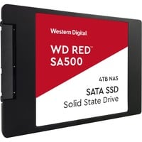 Red SA500 NAS 4 TB, SSD SATA 6 Gb/s, 2,5″ Kapazität: 4 TB Datentransferrate: Lesen: 560 MB/s, Schreiben: 530 MB/s IOPS: Lesen: 95.000, Schreiben: 82.000