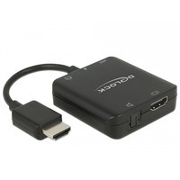 Adapter HDMI Stecker > HDMI + TOSLINK S/PDIF + 3,5mm Klinkenbuchse