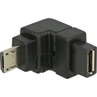 USB 2.0 Adapter, Micro-USB Stecker > Micro-USB Buchse 90°