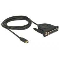 USB 2.0 Adapterkabel, USB-C Stecker > Parallel DB25 Buchse