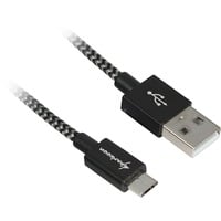 4044951027026 - Kabel USB A 20 Stecker > Micro-USB Stecker (Alu + Braid)