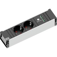 CONI Modulträger 3-fach, 2x Strom, 2x USB-A, Steckdosenleiste