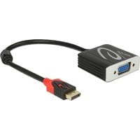 4043619629671 - Adapter Displayport 12 male > VGA female - Videokonverter - Analogix ANX9847 - DisplayPort - VGA - Schwarz