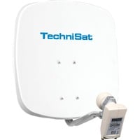 TechniSat DIGIDISH 45, Sat-Spiegel weiß, Twin-LNB