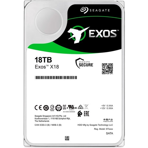 Seagate Exos X18 18 TB Festplatte SATA 6 Gb S 3 5