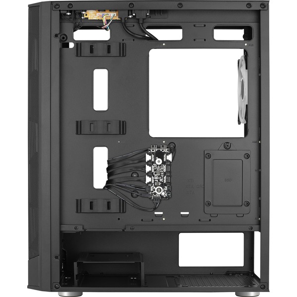 Aerocool Prism Argb Tower Geh Use Schwarz Tempered Glass