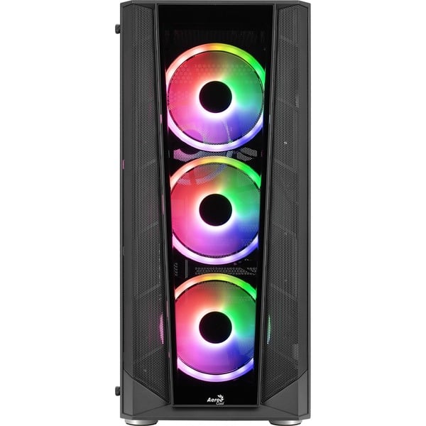 Aerocool Prism Argb Tower Geh Use Schwarz Tempered Glass