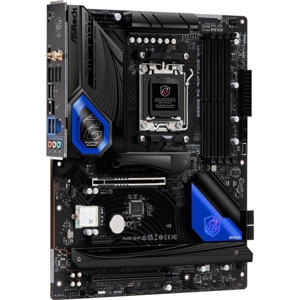 Asrock B E Pg Riptide Wifi Mainboard Schwarz Blau