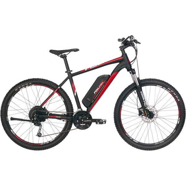 FISCHER Fahrrad EM 1726 (2020), Pedelec schwarz/rot, 27,5