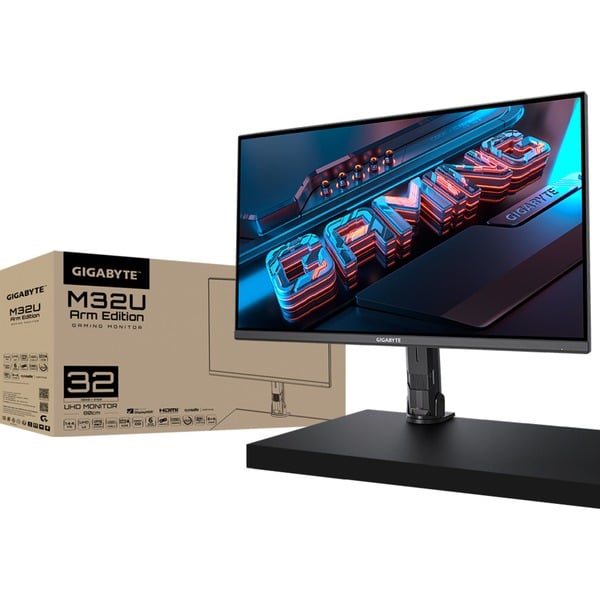 GIGABYTE M32U Arm Edition, Gaming-Monitor 80 Cm (32 Zoll), Schwarz ...